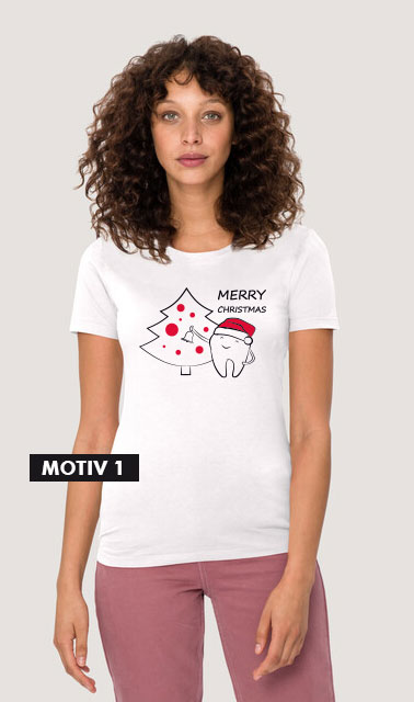 Weihnachts-Print-Shirt Motiv 1