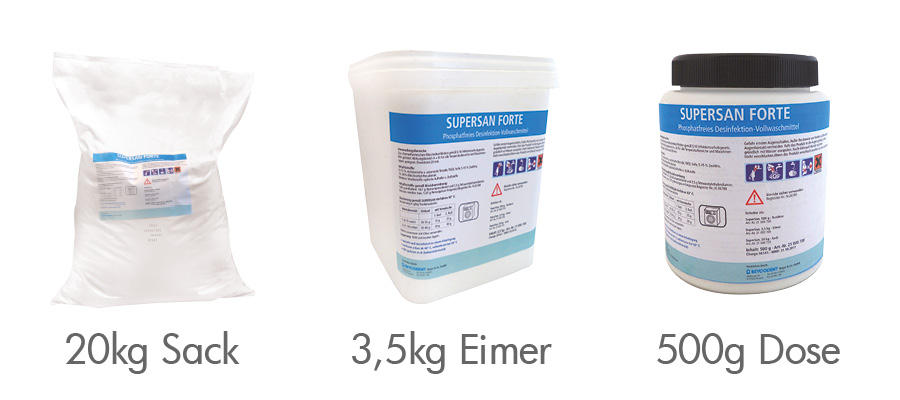 SuperSan forte 3,5kg,  Desinfektions-Vollwaschmittel