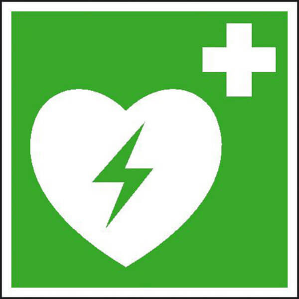 Automatisierter Defibrillator Klebefolie