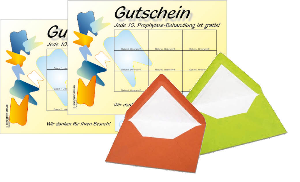 Prophylaxe-Geschenkgutschein Apfel
