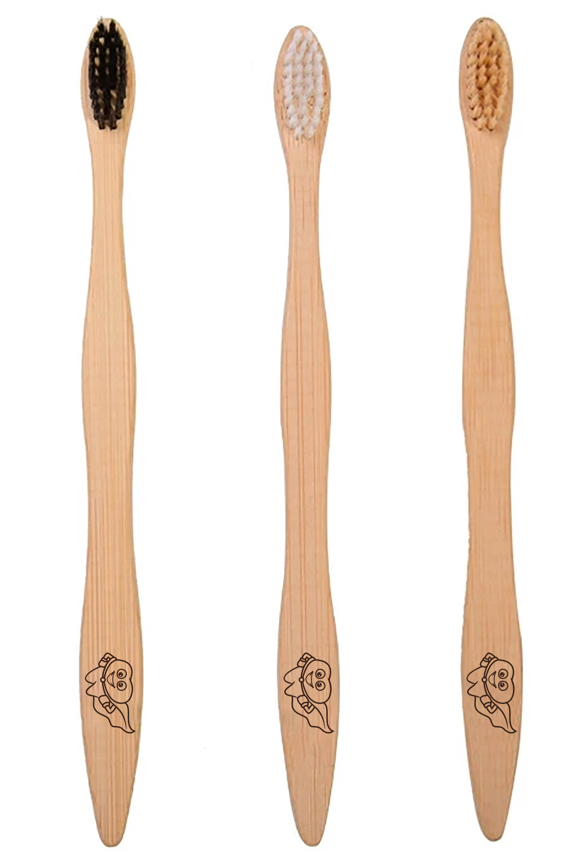 Bambuszahnbürste mit Logo