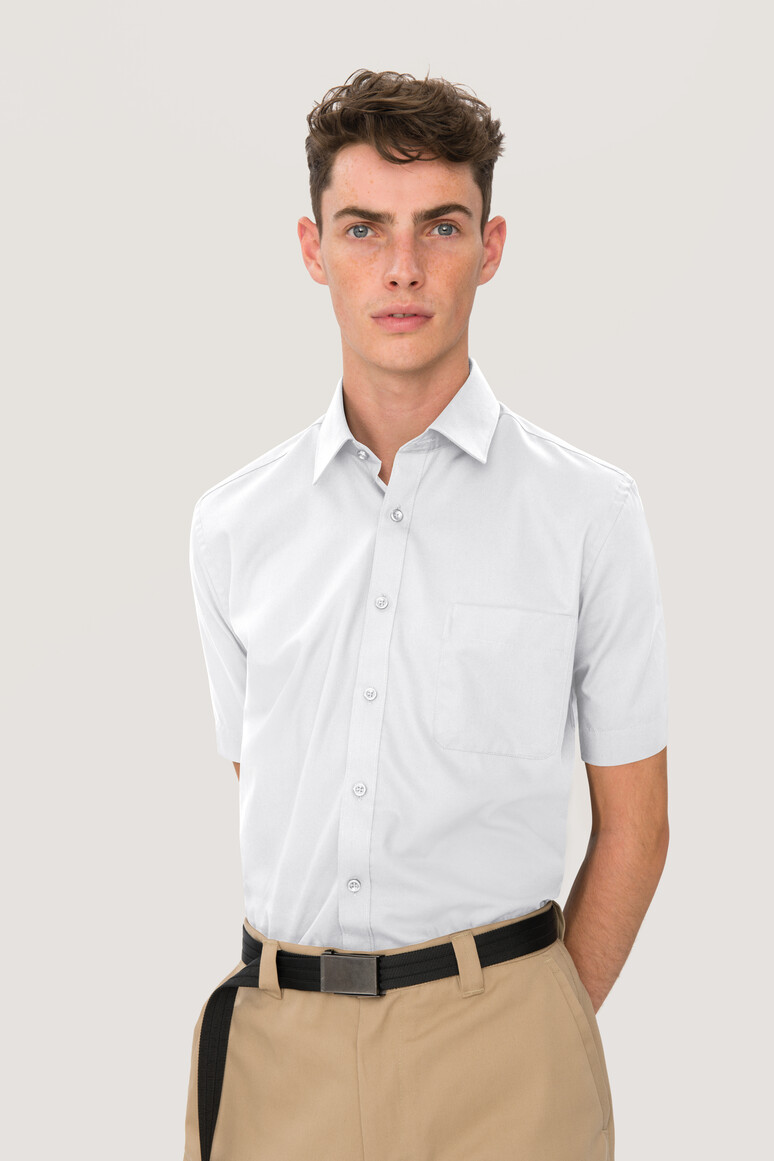 Modell 6107 HAKRO Hemd Kurzarm mit Brusttasche