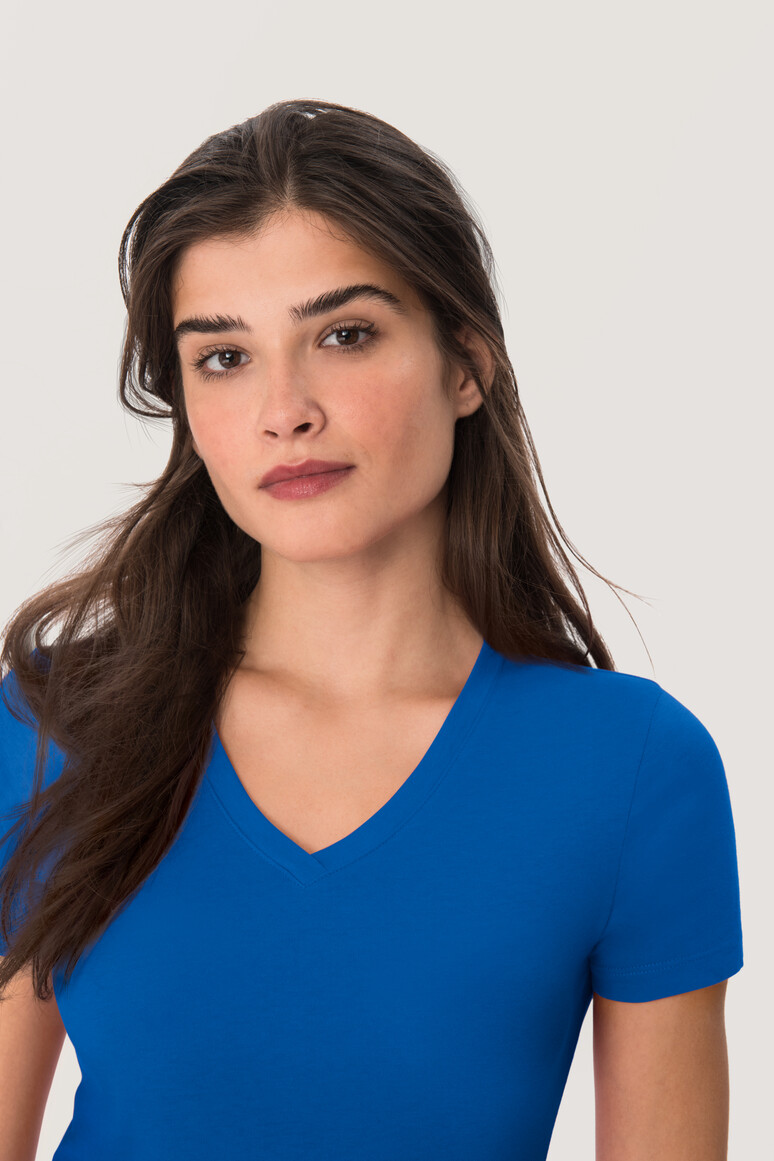 Modell 6126 HAKRO Damen V-Shirt Classic