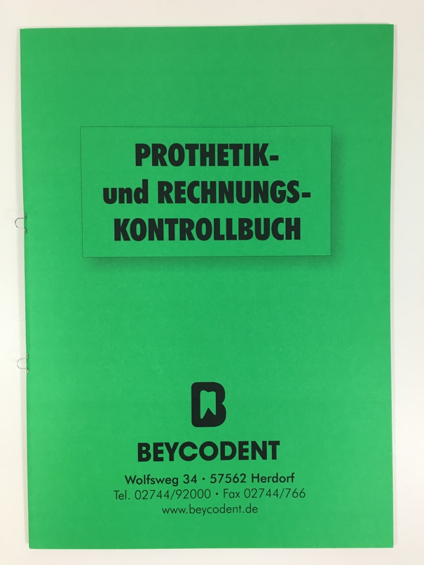 Prothetik und Rechnungskontrollbuch Dental Beycodent