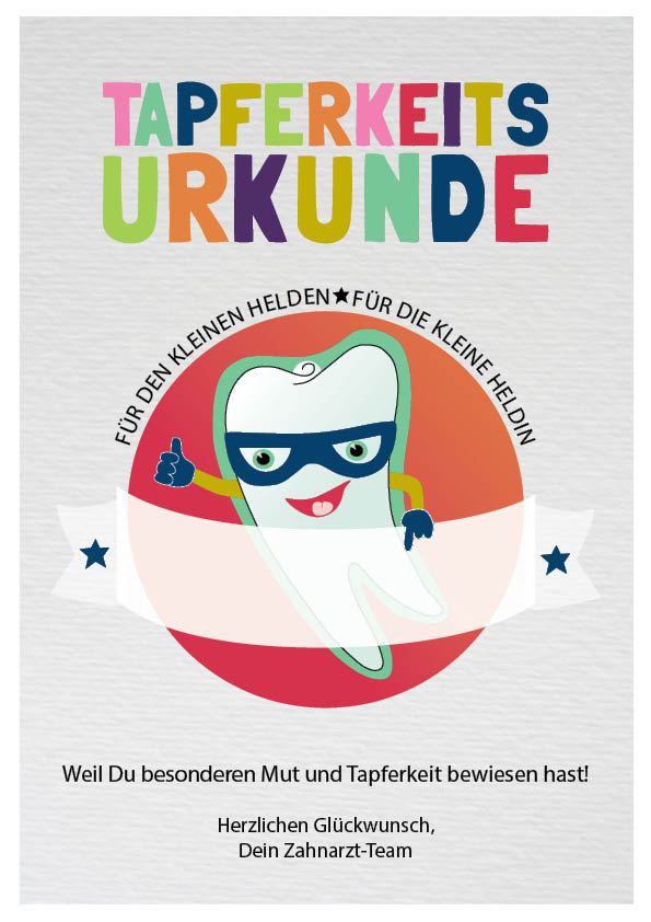 Tapferkeitsurkunde Supergirl
