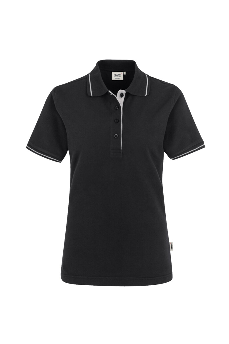 Modell 6203 HAKRO Damen Poloshirt 2-farbig
