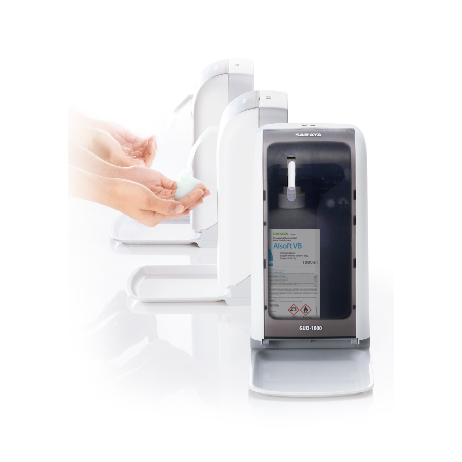 SENSORSPENDER GUD 1000 mit 1L Händedesinfektion