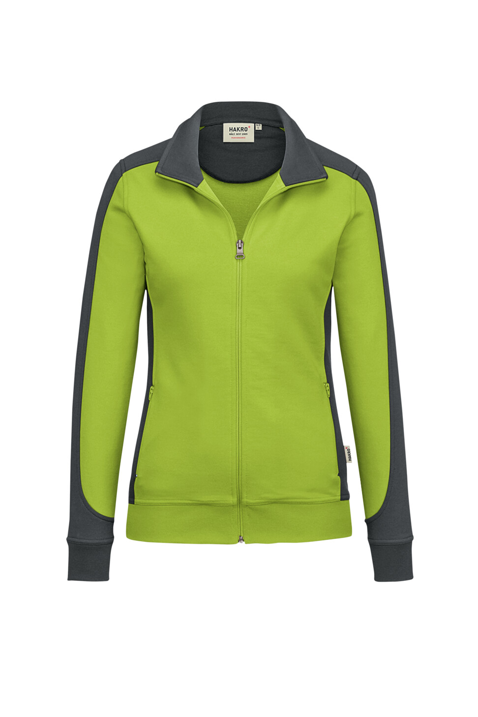 Modell 6277 HAKRO Damen Sweatjacke Contrast Mikralinar®