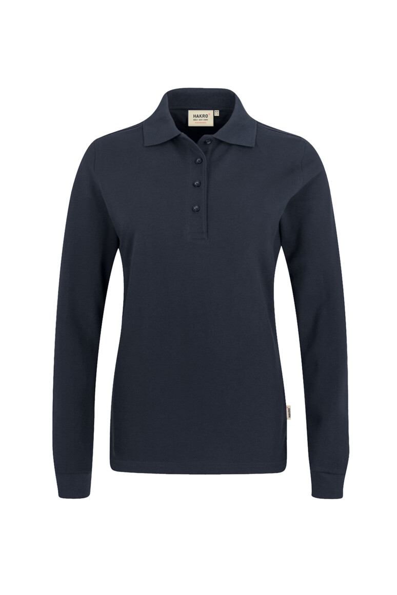 Modell 6215 HAKRO Damen Longsleeve-Poloshirt Mikralinar®