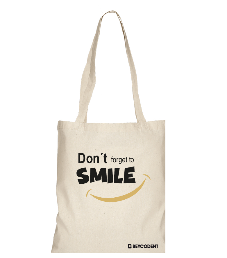 Baumwolltasche mit Dental-Motiv