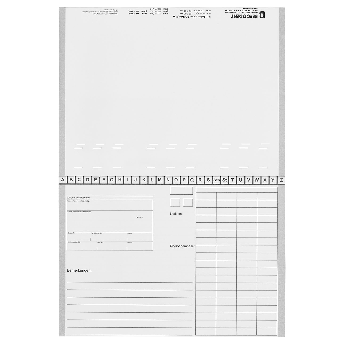 Karteimappe A5 / Medico -neutral-