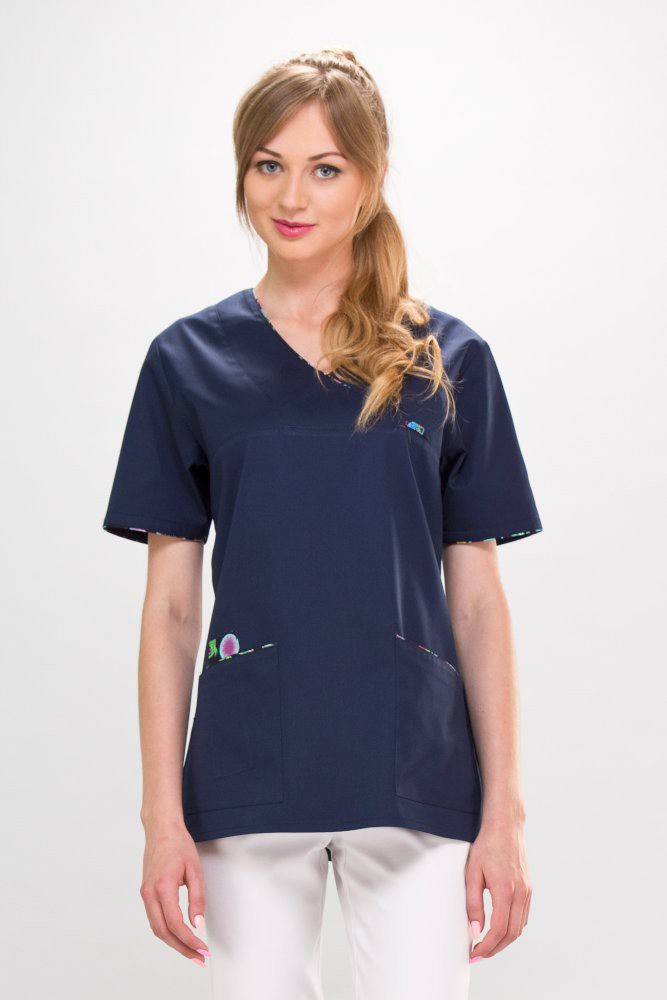 Modell 7606 Damenkasack  Eule, Kittel