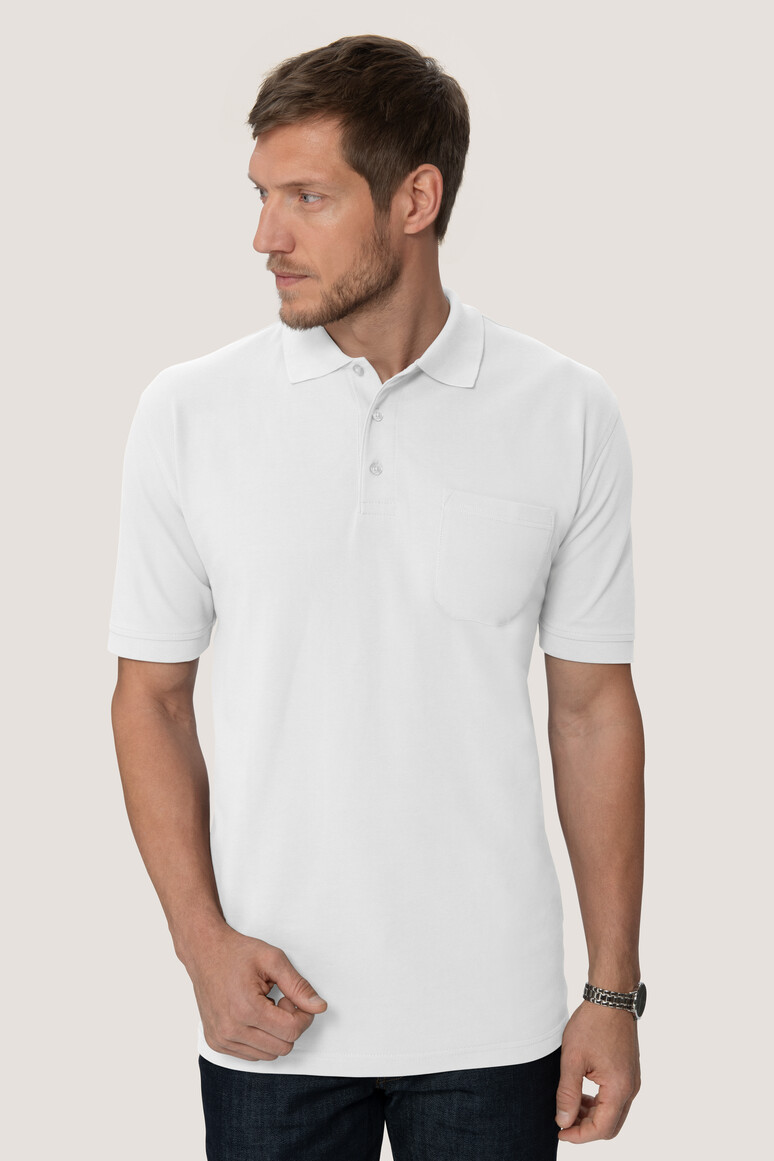 Modell 6812, HAKRO Poloshirt Workwear Premium + Brusttasche