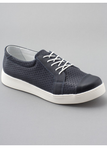 Med-Sneaker Damen Halbschuh dunkelblau navy ELDAN