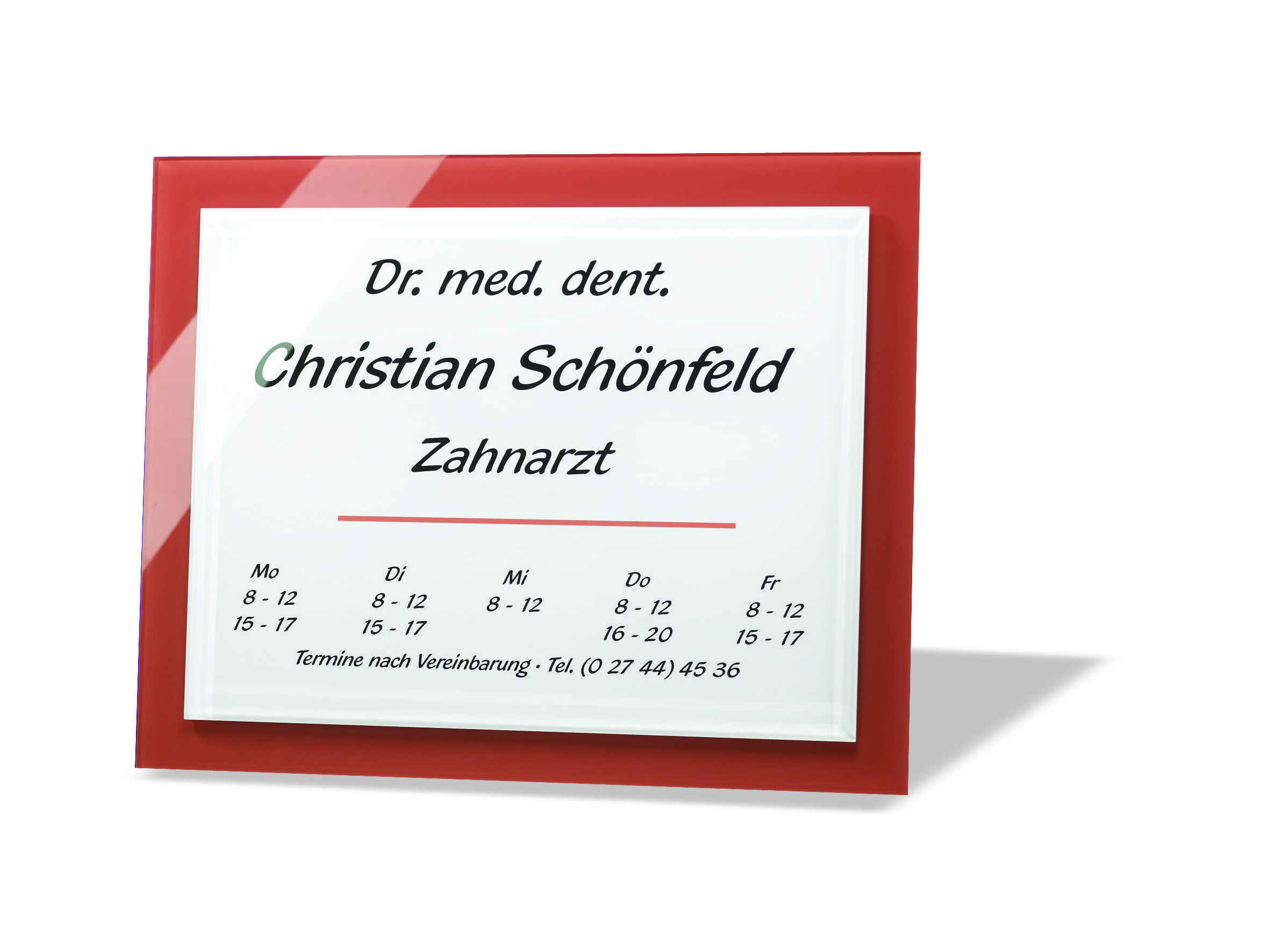 Praxisschild TYP ZÜRICH