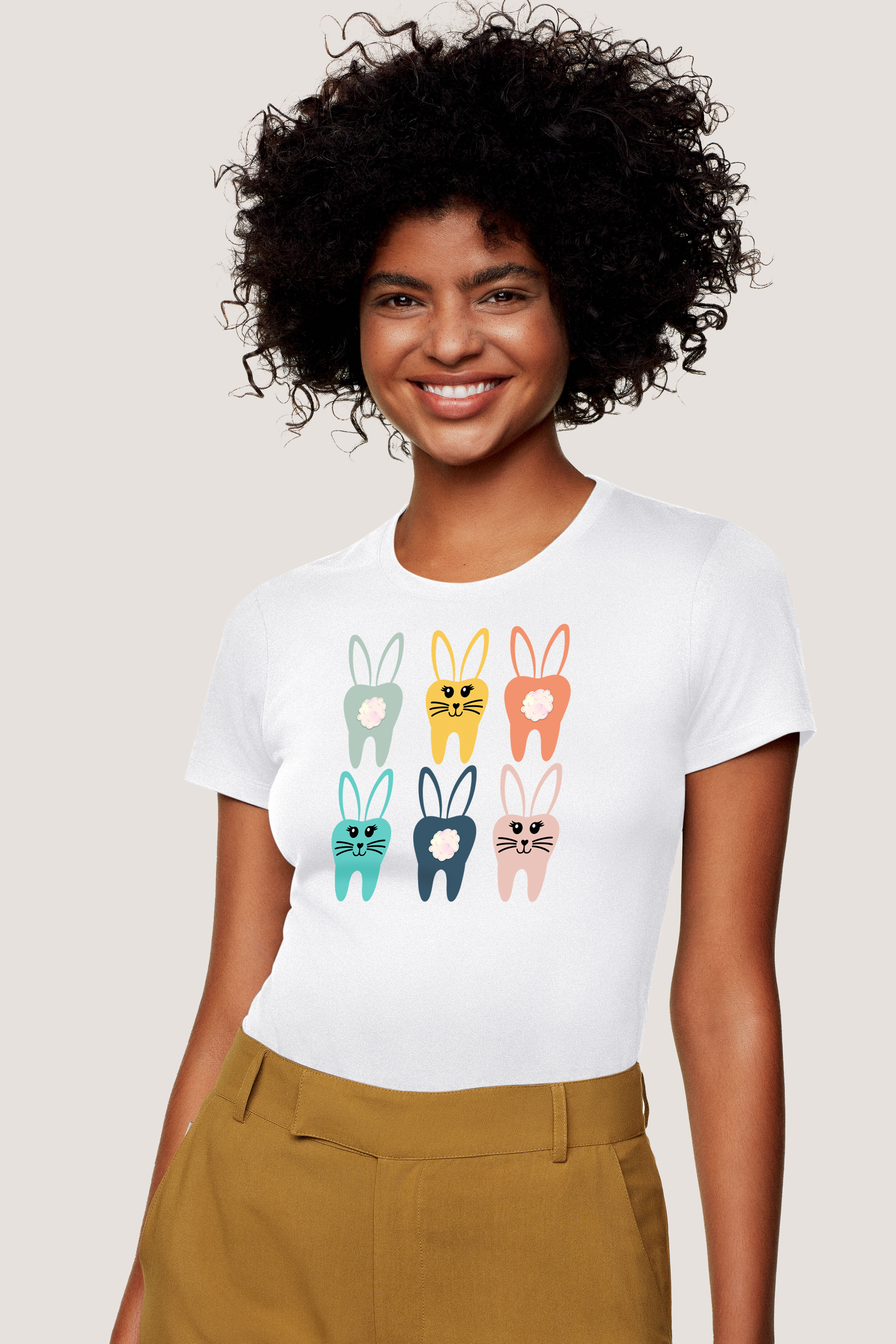 Printshirt Hasenzahnbande