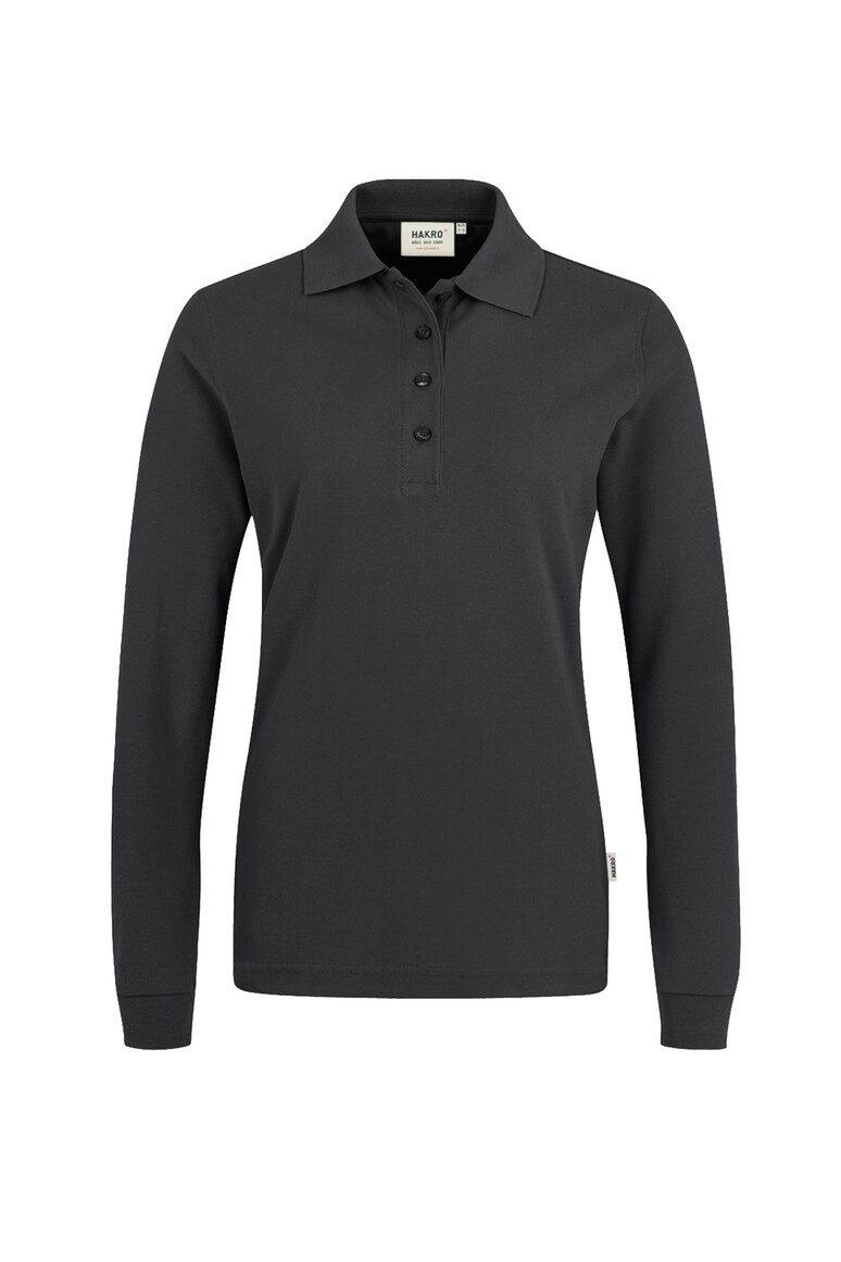Modell 6215 HAKRO Damen Longsleeve-Poloshirt Mikralinar®