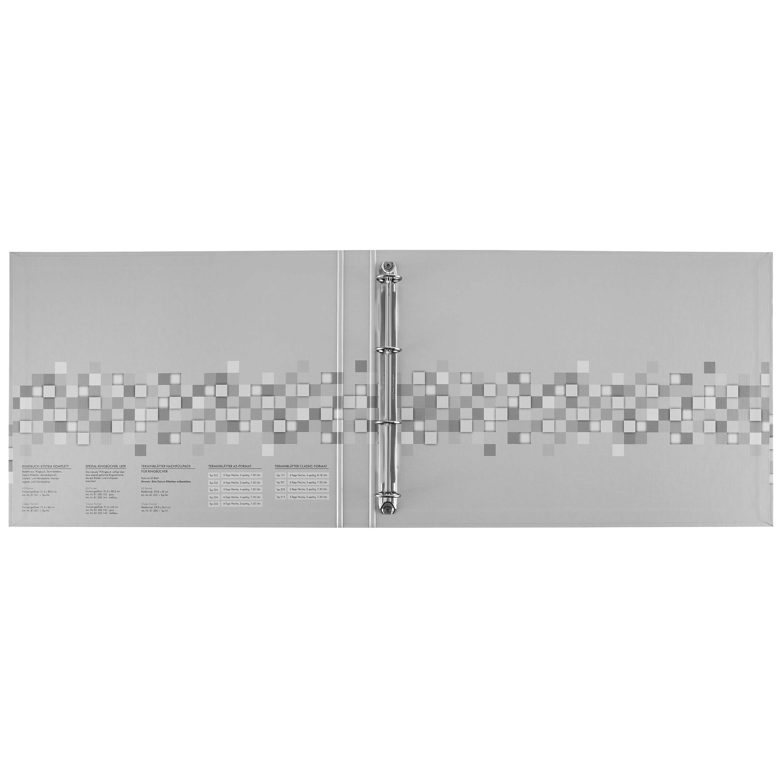 Terminplaner Ringbuch, Ordner einzeln, A3-Format