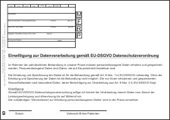 Einwilligung Datenverarbeitung DSGVO, 100 St.