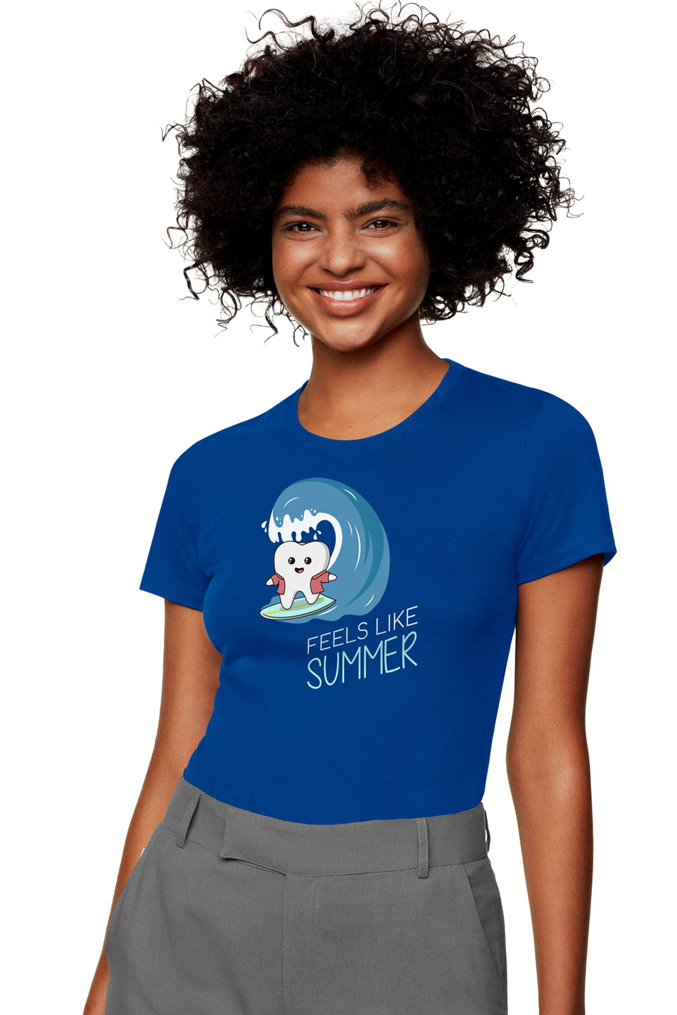 Printshirt Surf & Smile