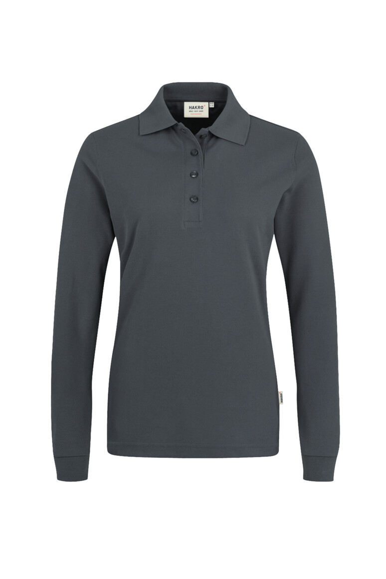 Modell 6215 HAKRO Damen Longsleeve-Poloshirt Mikralinar®