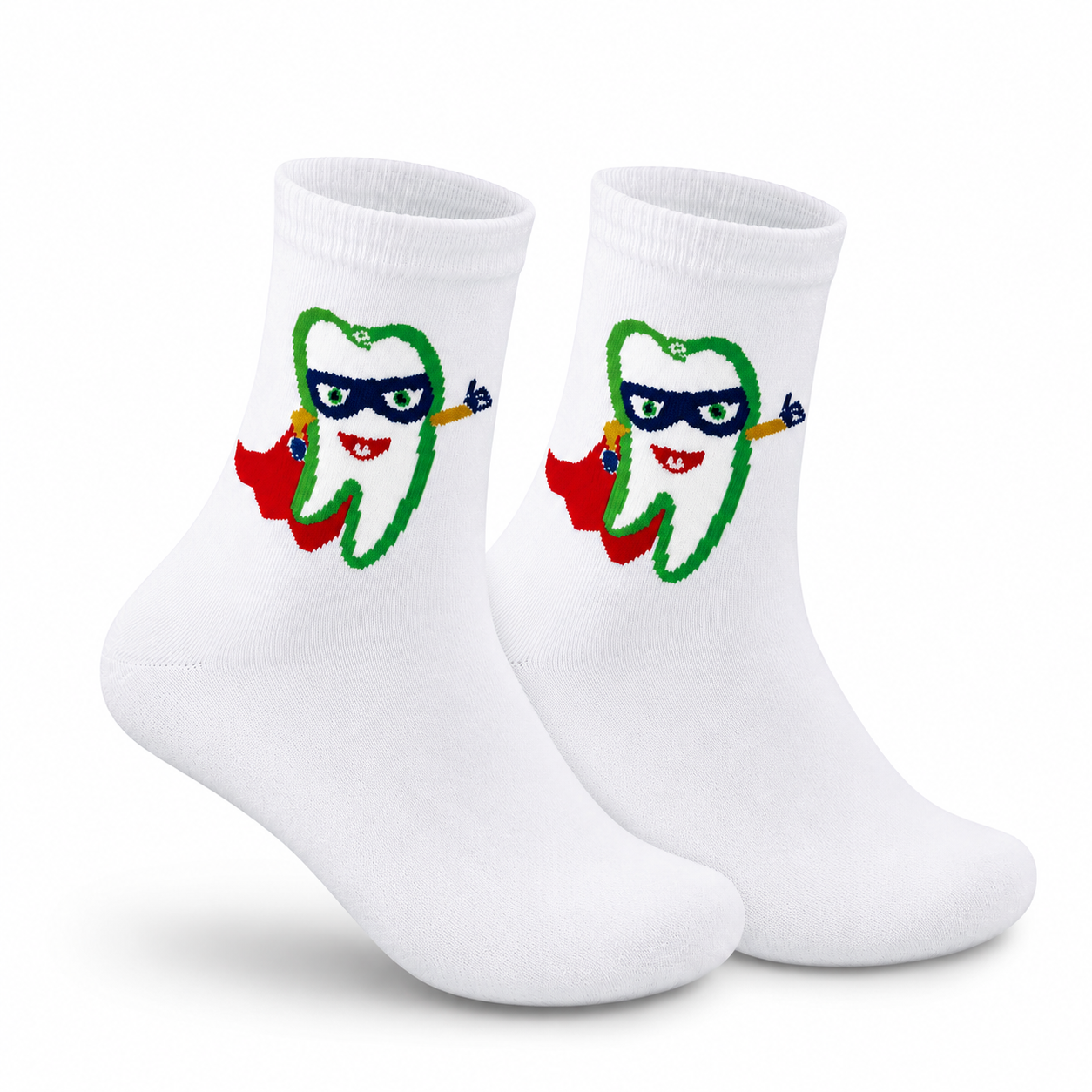 Zahn Socken Super Hero weiß 3-Pack, Beyco-Socks