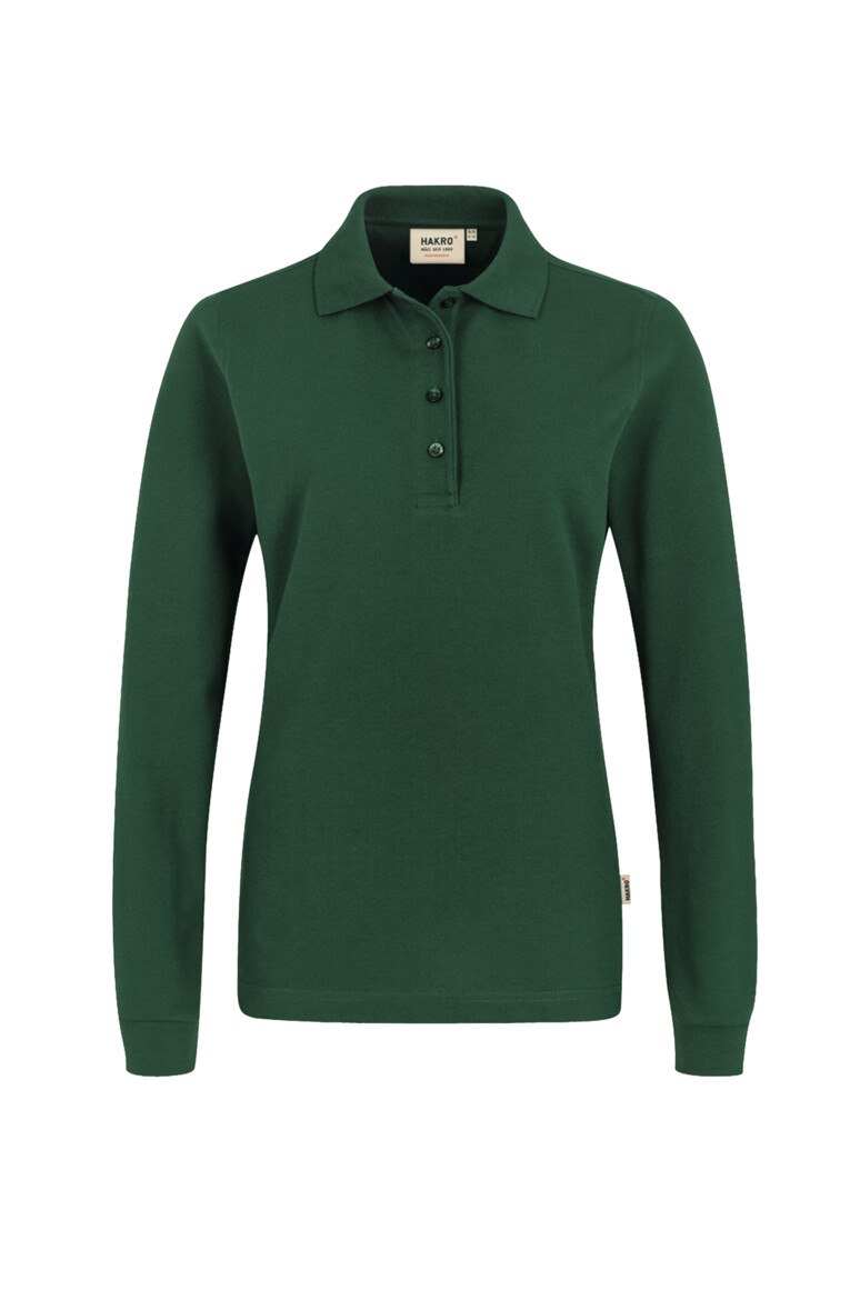 Modell 6215 HAKRO Damen Longsleeve-Poloshirt Mikralinar®